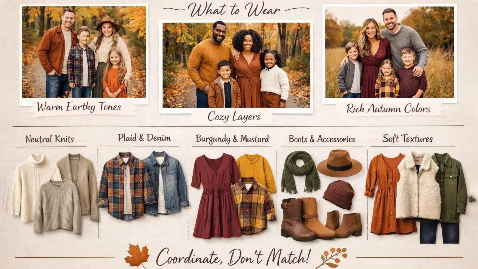 Fall Family Photo Ideas Clothing