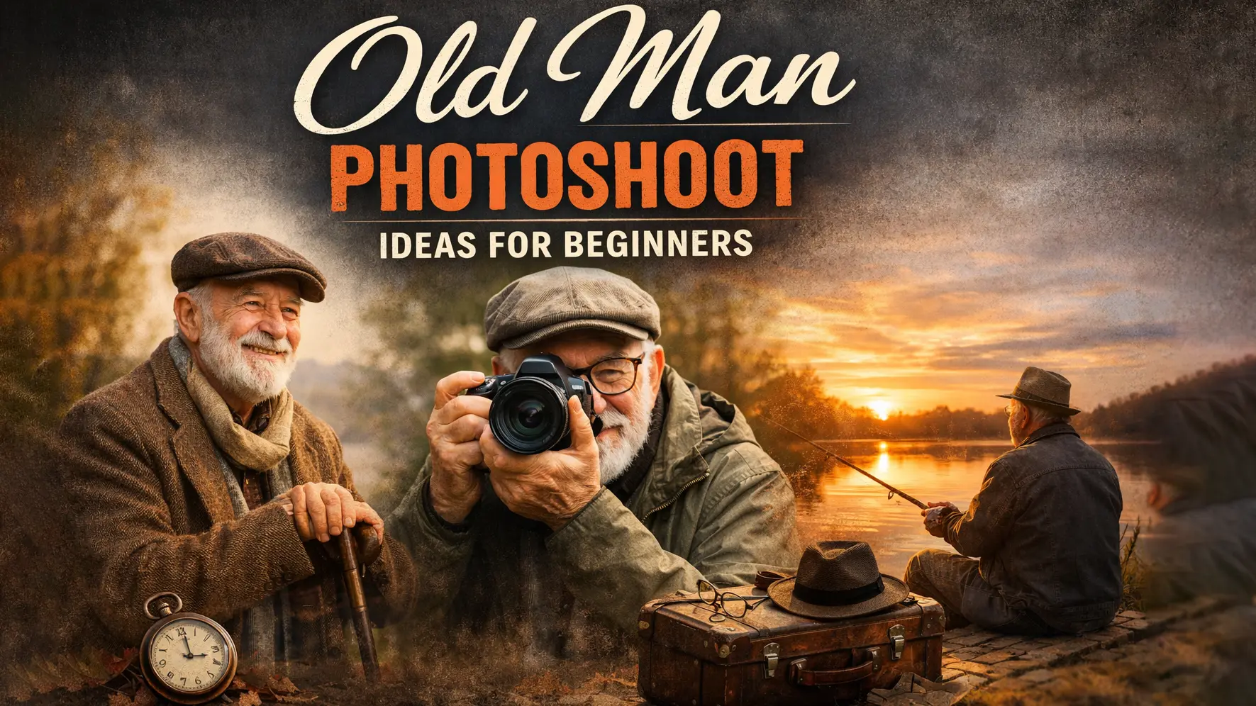 Old Man Photoshoot Ideas for Beginners