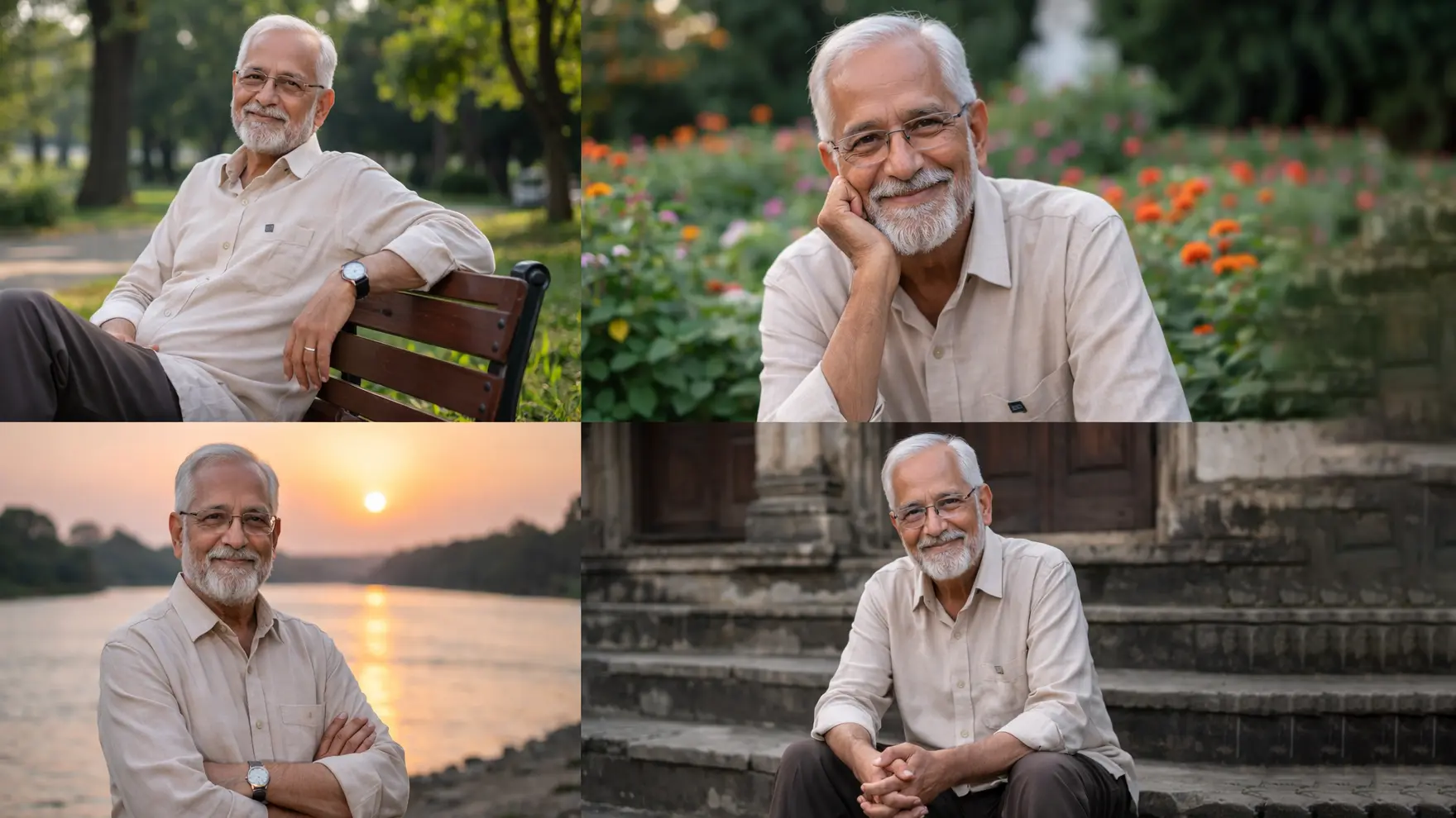 Old Man Photoshoot Poses