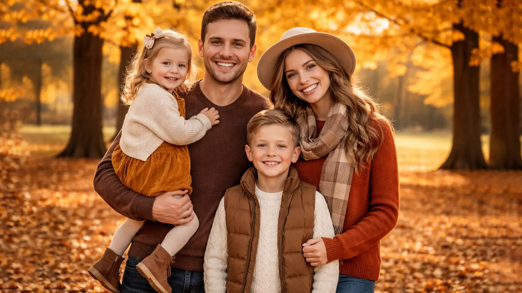Outdoor Fall Family Photo Ideas