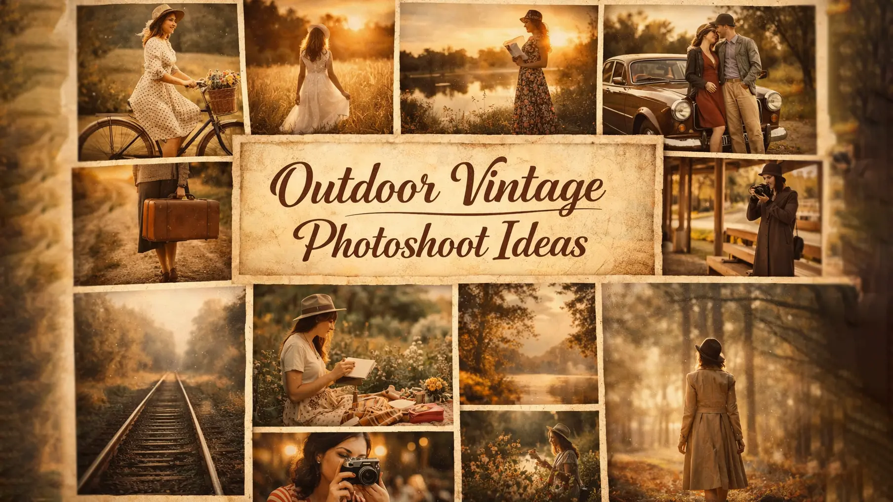 Outdoor Vintage Photoshoot Ideas