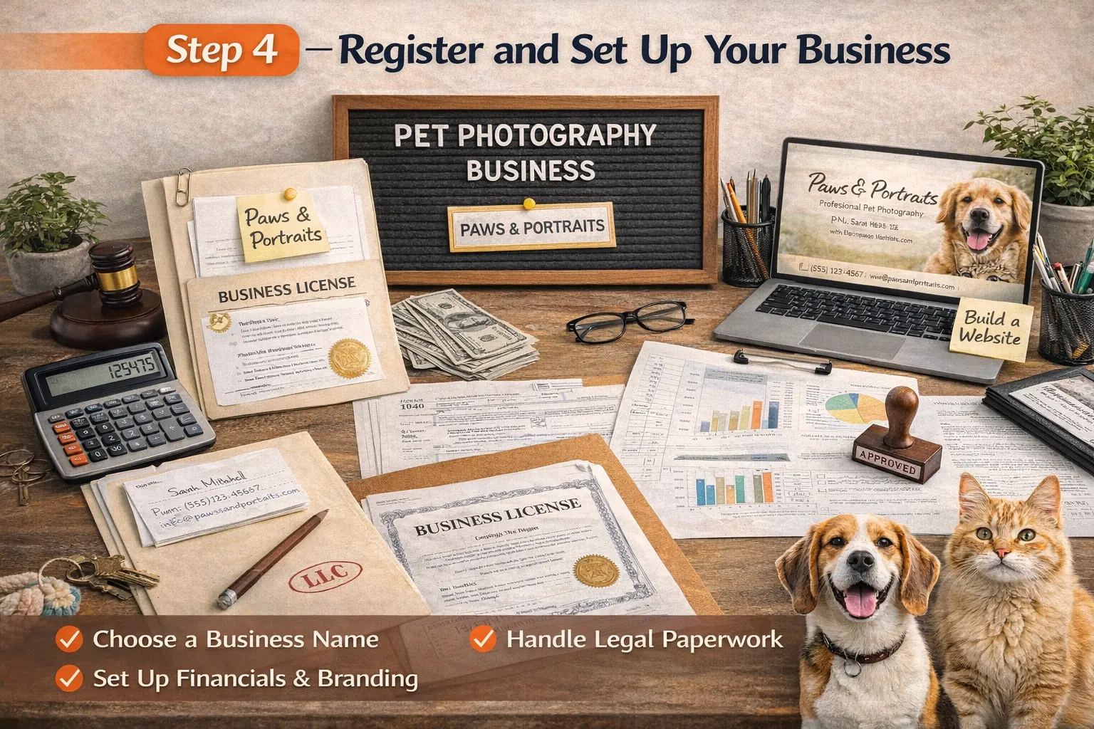 pet photography business