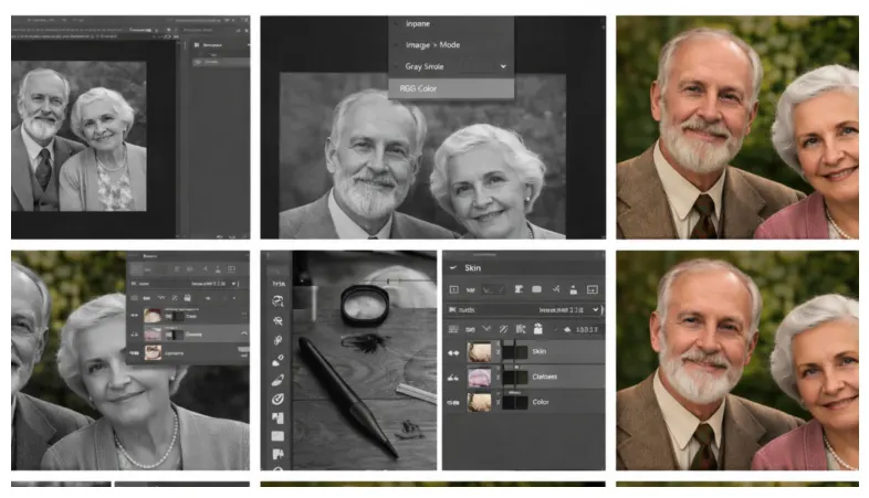 Step-by-Step Guide How to Colourise a Black and White Photo in Photoshop
