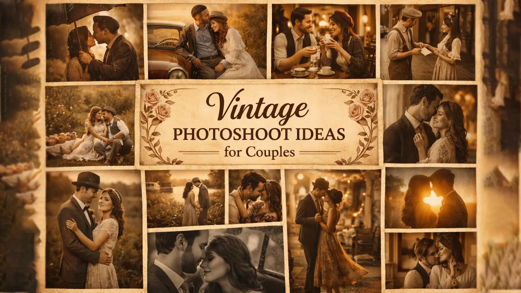 Vintage Photoshoot Ideas for Couples
