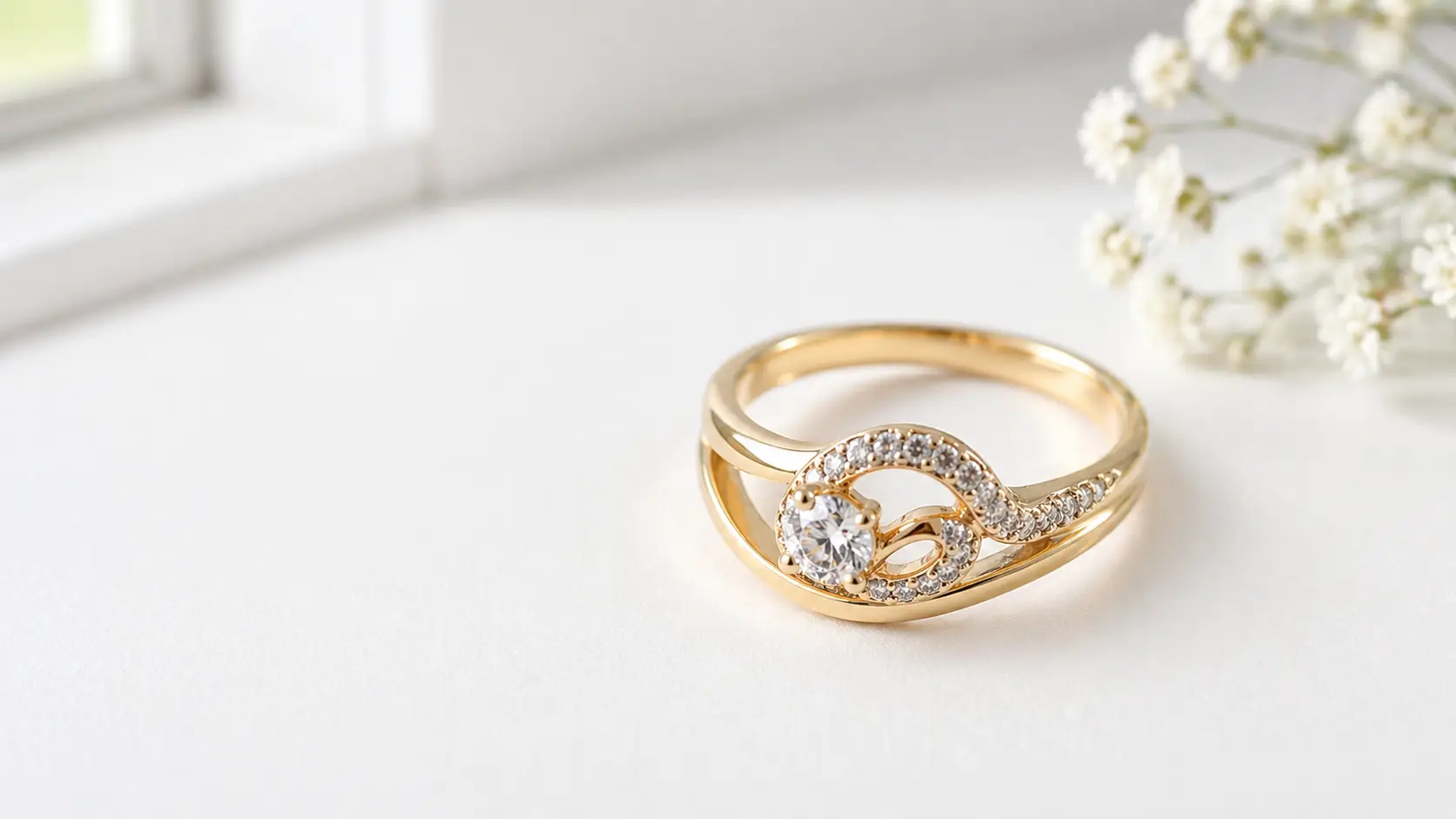 AI Jewelry Product Photography Generate a Scene