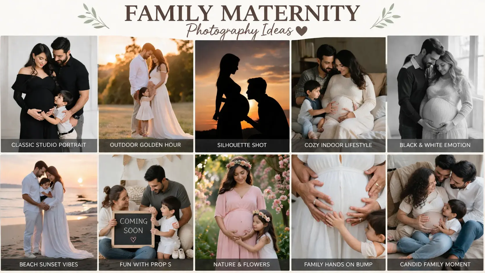 Family Maternity Photography Ideas