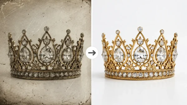 How to Clean Vintage Jewelry Photos (Jewelry Retouching Guide)