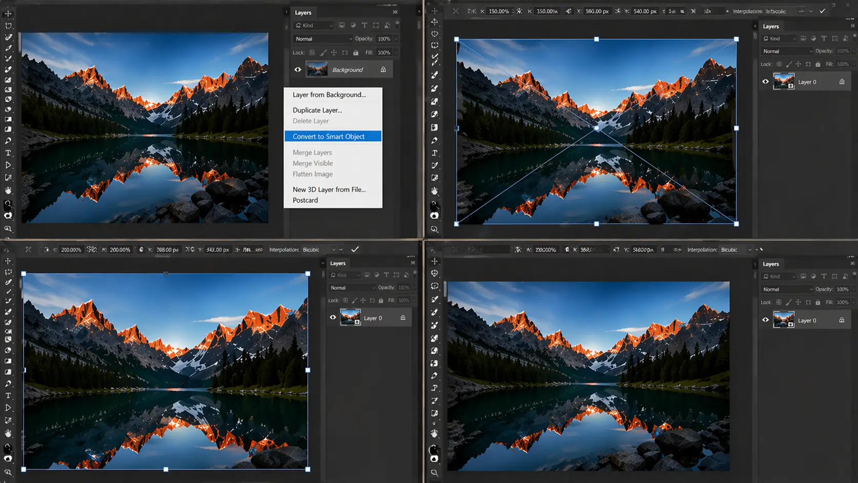 How to Upscale an Image in Photoshop with Smart Objects