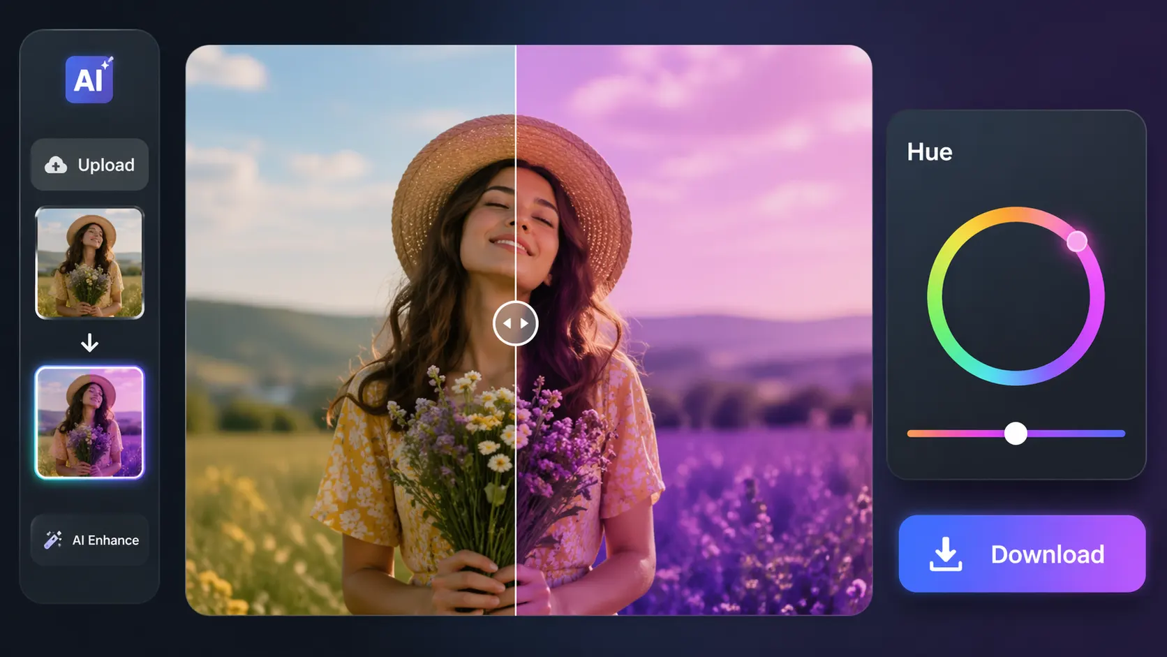 How to change image hue