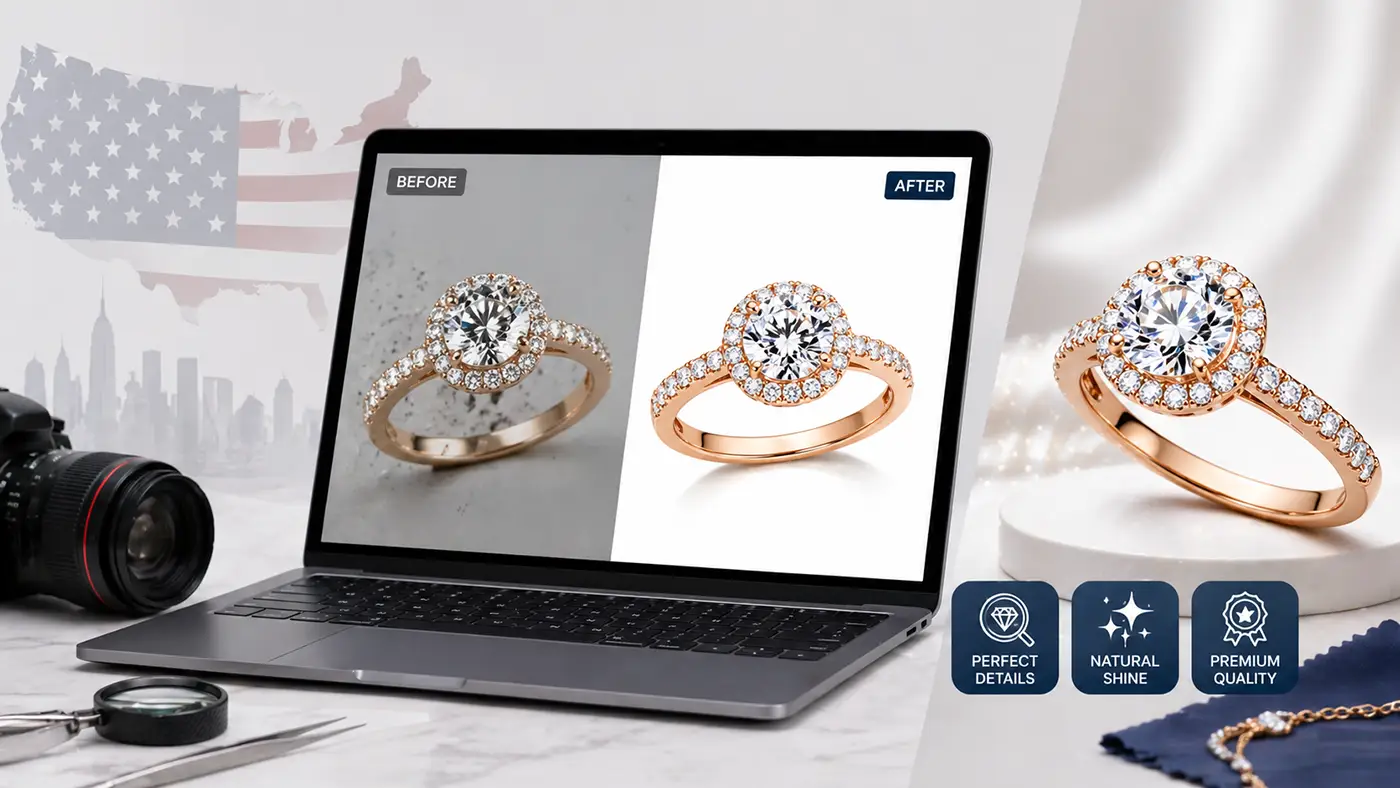 Jewellery Retouching America for Stunning Product Photos