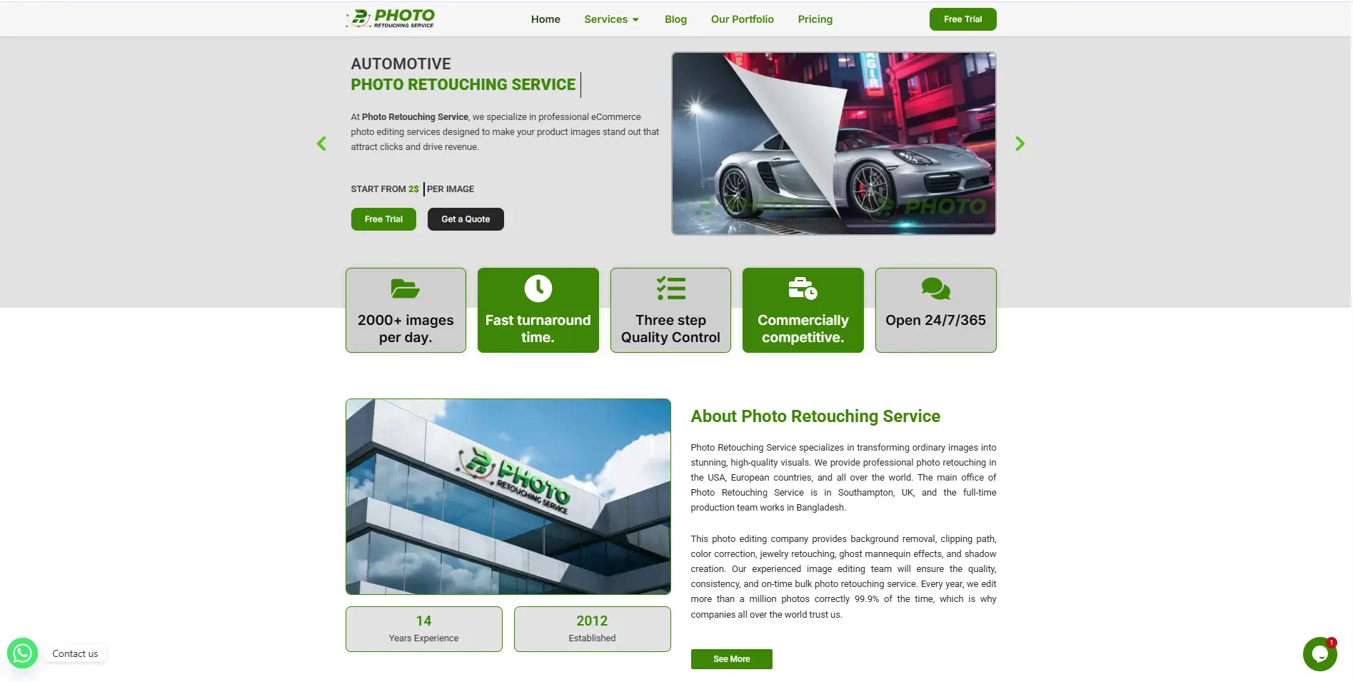 Photo Retouching Service Open Source Image Editor