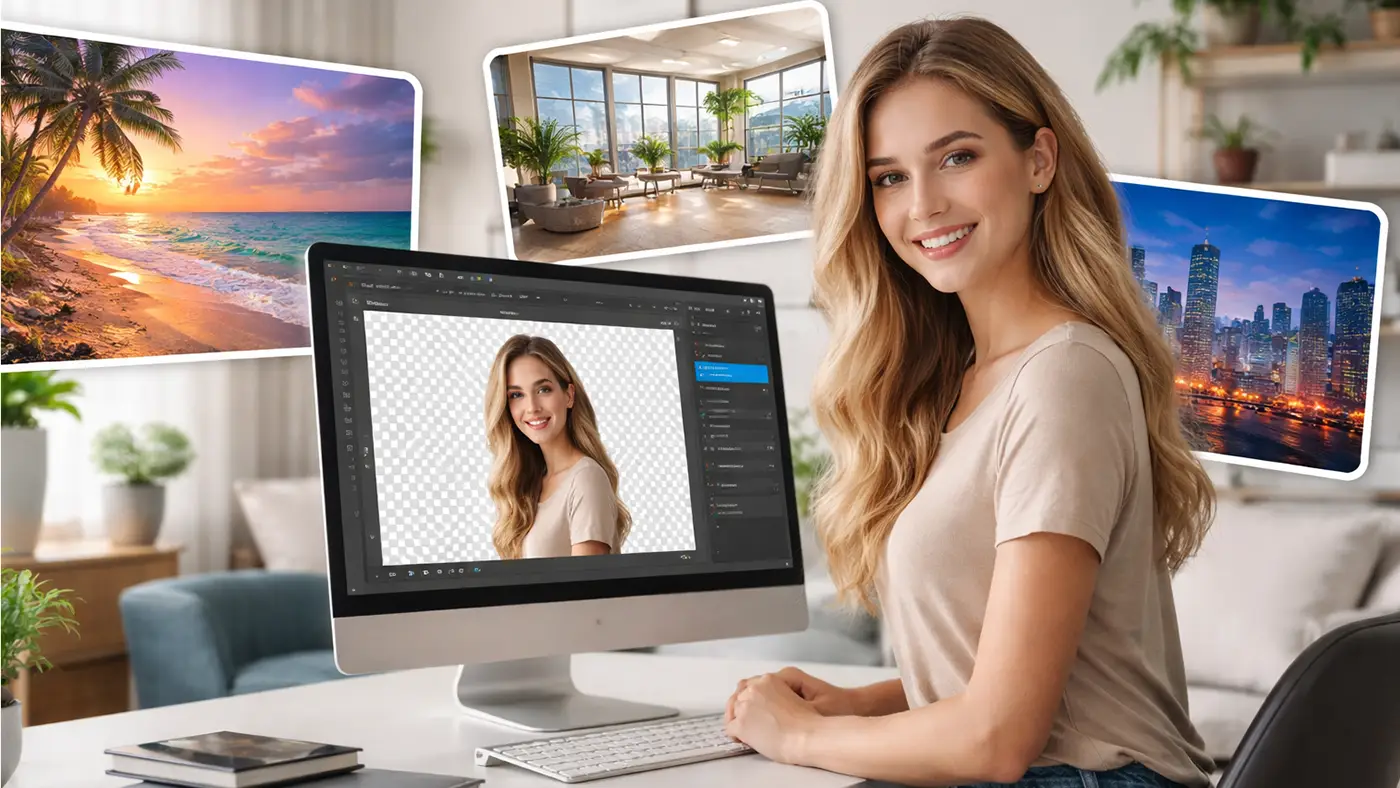 how to generate background photoshop step by step