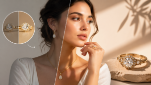 outsource jewelry photo retouching services for Lifestyle Jewelry Photography